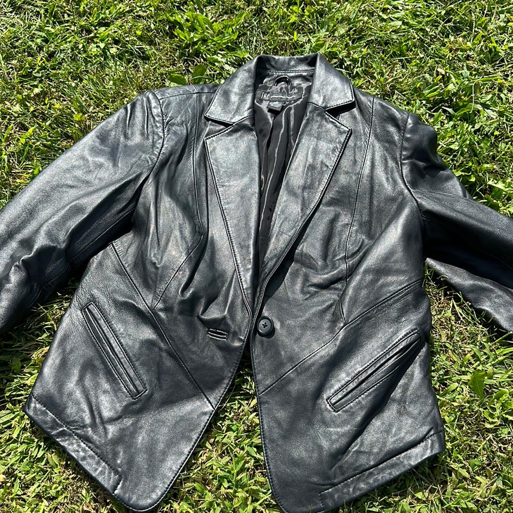 INC 100% leather jacket